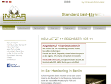 Tablet Screenshot of inearmonitoring-in-berlin.de